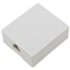 Gniazdo RJ45 8p8c, puszka natynkowa, biała