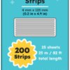 Chibitronics Conductive fabric strips - 25 sheet value pack