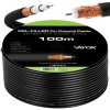 Przewód koncentryczny 1.02 Cu + 32x0.12mm Cu CC1-100GEL czarny Vayox 100m