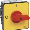 Rozłącznik 50 A 1 x 90 ° żółty, czerwony BACO 172202 BA0172202 1 szt.