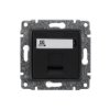 VENA Gniazdo komputerowe pojedyncze RJ45 (wkład MOLEX) bez ramki antracyt 516165 KOS