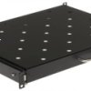 Wysuwana półka do szafy RACK 19cali P19S/350/B-L