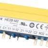 Enabling switch, 2 pole, yellow, unlit , IP40, HE2B-M222
