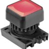 TRU COMPONENTS TC-10344016 S2PRS-P1R Przycisk kwadratowy czerwony 1 szt.