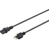Sygonix SY-5042736 Cable 2m black C13/C14 appliance connection