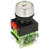 Przełącznik; przyciskowy; LAS0-A3Y-M20/W-AU; OFF-(ON); biały; bez podświetlenia; śrubowe; 2 pozycje; 10A; 500V AC; 22mm; 55mm; O