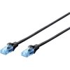 Digitus DK-1512-030/BL RJ45 Network cable CAT 5e Black 3.00 m