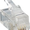 Plug, RJ10, 4 pole, 4P4C, P 126
