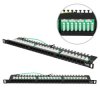 Patchpanel 24 porty Extralink CAT6 UTP 0,5U