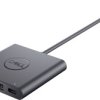 Dell USB-C, monitory adapter [1x złącze męskie USB-C - 1x złącze żeńskie HDMI, złącze żeńskie DisplayPort, złącze żeński