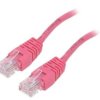 Patch cord U/UTP, Cat 5e, wtyk RJ45 z obu stron, linka, CCA, 2m PP12-2M/RO