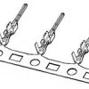 Molex 1510878101 Male Crimp Terminal 1510878101 Molex Zawartość: 10000 szt.