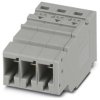 COMBI jack, push-in connection, 0.5-10 mm², 3 pole, 41 A, 8 kV, gray, 3000694