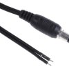 RS PRO Wtyczka DC FC68147 Wtyk DC Prosty średnica zew: 5.5 mm OD Kabel 2A średnica wew: 2.5 mm 16.0 V 2.0 m Nikiel