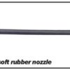 Podciśnienie, typ: Długa okrągła dysza z miękkiej gumy
