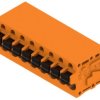 PCB terminal, 8 pole, pitch 5 mm, AWG 24-12, 20 A, spring-clamp connection, orange, 1331770000