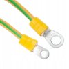 KOMPLET ZESTAW UZIEMIENIA KABEL PRZEWÓD LINKA UZIEMIAJĄCA LGY 4 mm2 0,2m (EK-29)
