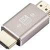 SpeaKa Professional SP-11301996 HDMI adapter [1x złącze męskie HDMI - 1x złącze męskie HDMI] szary UHD 8K @ 60 Hz, UHD 4