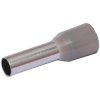 Insulated wire end ferrule, 4.0 mm², 9 mm long, gray, 22C430, package with 100 pieces