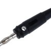 Wtyk banan 4mm czarny Amass 25.411.2