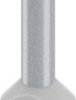 Insulated twin wire end ferrule, 4.0 mm², 18 mm long, DIN 46228-4, UL 486F-F, gray, 2100003