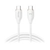 Kabel USB-C do USB-C 60W 3A 1,5m biały Miccell