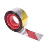 Taśma odblaskowa dwustronna czerwono-żółto-srebrna - 24mm - 50m - odstraszacz ptaków