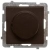 SONATA Ściemniacz przyciskowo-obrotowy /żarowy i halogenowy/ czekoladowy metalik ŁP-8R/m/40