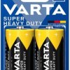 2 x bateria cynkowo-węglowa R20 D Varta Superlife / Super Heavy Duty (blister)