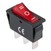 PRZEŁĄCZNIK KLAWISZOWY IRS-103-3C ON-OFF-ON CZERWONY (PRZEL048LP)