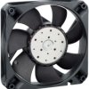 DC axial fan, 24 V, 119 x 119 x 25 mm, 225 m³/h, 55 dB, ball bearing, ebm-papst 4414 FNH