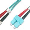 FO patch cable, ST to SC, 2 m, OM3, multimode 50/125 µm, DK-2512-02/3
