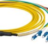 FO patch cable, LC to MTP-F, 2 m, OS2, MTPF08LCOS2-2