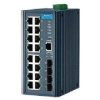 Zarządzalny przełącznik sieciowy warstwy 2 (L2), z 16 portami GE i 4 portami SFP mini-GBIC EKI-7720G-4FI-BE
