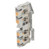 Złączka szynowa PT 41A 1kV na szynę DIN push-in szary tory 1 3212934