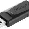 Verbatim Slider Pendrive USB 128 GB czarny 49328 USB 2.0