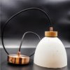 Lampa Wisząca, Betonowa B10, Podsufitka Metalowa, Podkloszówka Drewniana,...
