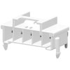 Socket header, 5 pole, pitch 6 mm, angled, natural, 1969694-5