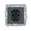 Icon Mechanizm Gniazda Pojedynczego Z Uziemieniem Schuko 2P+Z (Przesłony...