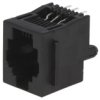 Gniazdo Rj12 6-Pin Z Blokadą Panel Stop Układ 6P6c Tht 5520258-3