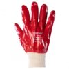 Rękawice ochronne Polyred ściągacz 26 cm pełne powleczenie oblane PCV rozmiar 10 (XL)