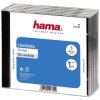 Hama 00044744 CD box 1 CD/DVD/Blu-Ray Transparent, Black Polystyrene 5 pc(s)