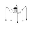 Lampa Wisząca Pająk Aranea 5Xe27 Czarny Edo777188 Edo