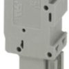 Plug, push-in connection, 0.14-4.0 mm², 2 pole, 24 A, 6 kV, gray, 3209879