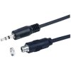 Lyndahl LKPK012-10 Audio & Visual Cables Black Gold Plated Connectors 10m