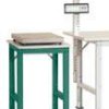 Manuflex AS0061.0001 Stół podawczy PACKPOOL standard z płytką z tworzywa sztucznego, szer. X gł. X wys. = 500 x 600 x 76