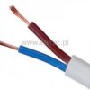 OWY przewód 2x0,5mm2 500V; biały