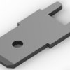Faston plug, 6.35 x 0.81 mm, L 15.8 mm, uninsulated, straight, 1217056-1