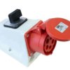 Gniazdo KOMBI z rozłącznikiem 0-1 M25 32A 4P 400V czerwone IP44 924-6w