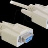 84289 Cable serial, SUB-D 9, 3 m, plug/jack